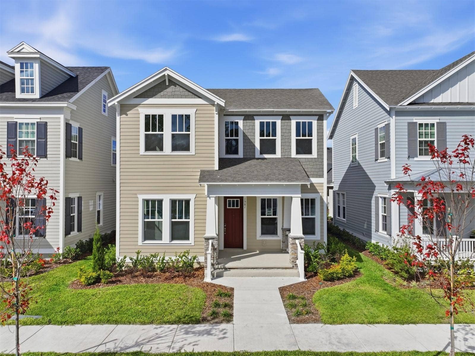 1981 BEACH TERRACE, Celebration, FL 34747 Island Village at Celebration Lot 307 Exterior - Hayden Floorplan - Craftsman Elevation