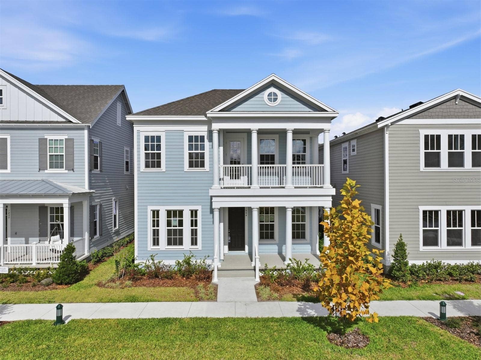 1884 SEAWALL WAY, Celebration, FL 34747 Island Village Lot 281 Exterior - Hayden Floorplan - Colonial Elevation