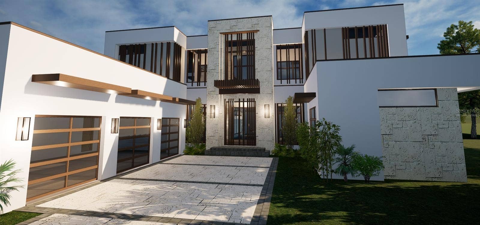 11035 CROMWELL ROAD, Orlando, FL 32827 Front Exterior Rendering - Virtually Staged