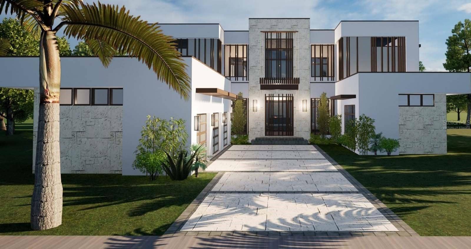 11035 CROMWELL ROAD, Orlando, FL 32827 Front Exterior Rendering - Virtually Staged