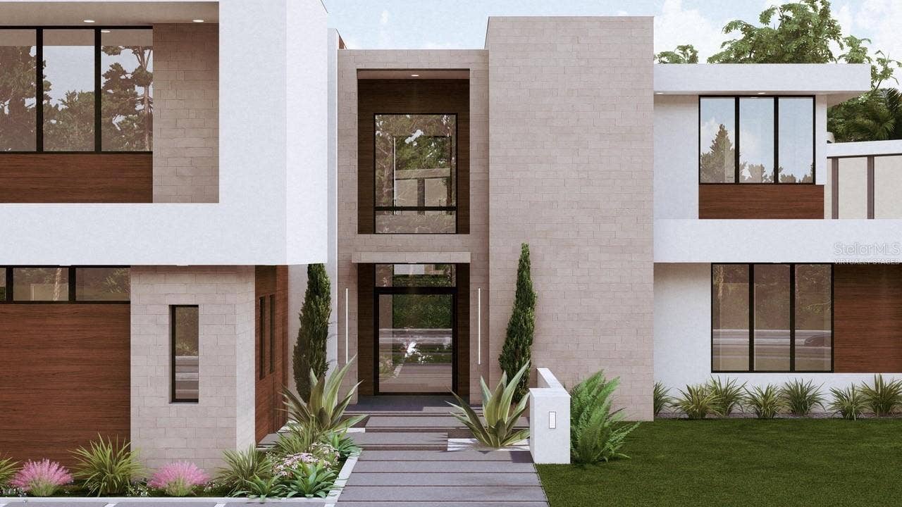 9700 BLANDFORD ROAD, Orlando, FL 32827 Front Entrance Rendering - Virtually Staged