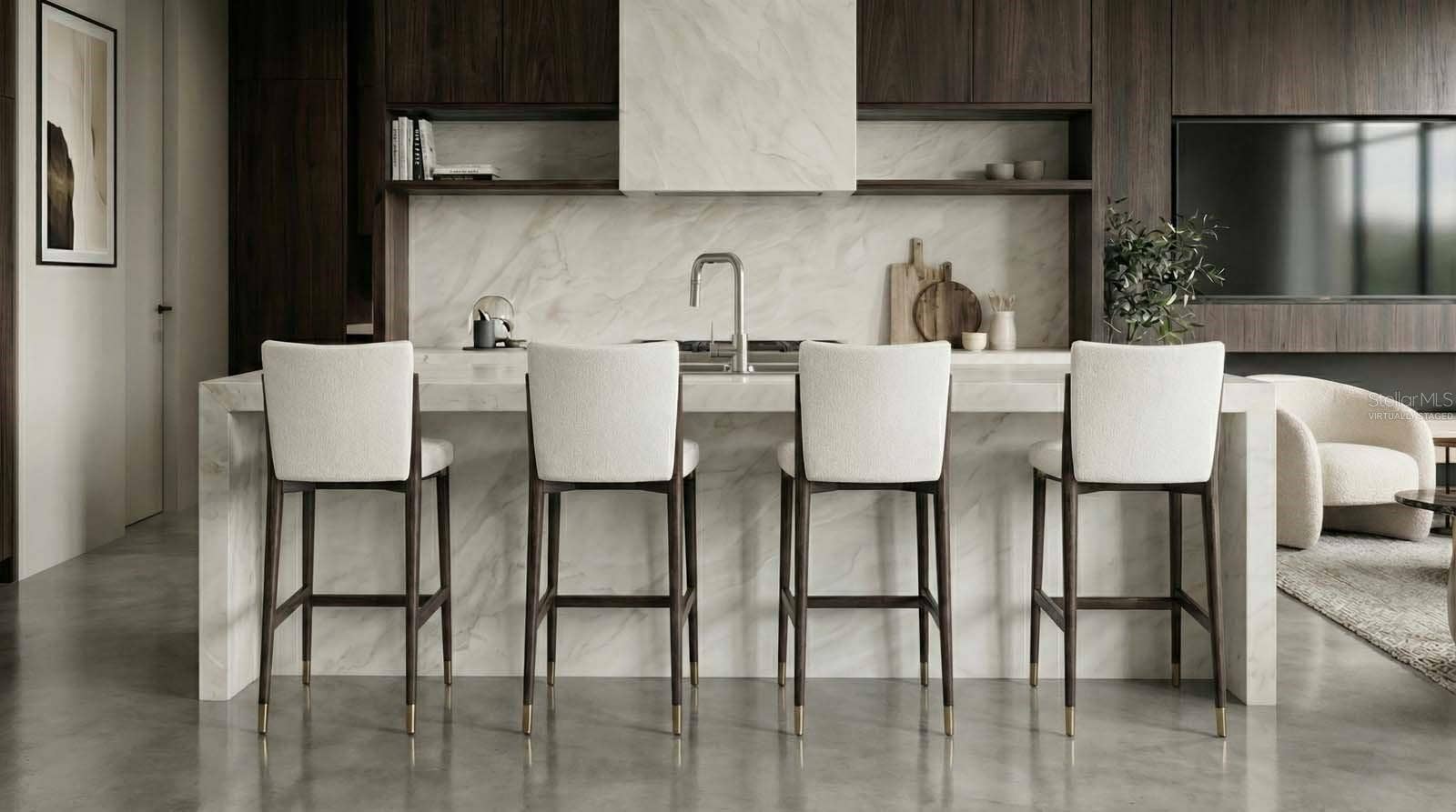 Kitchen Rendering - Virtually Staged