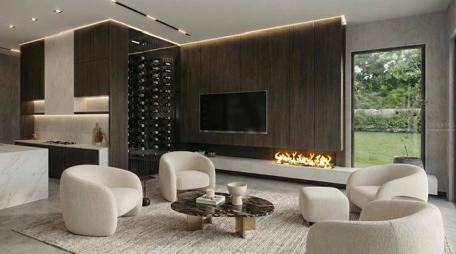 Living Room - Virtually Staged