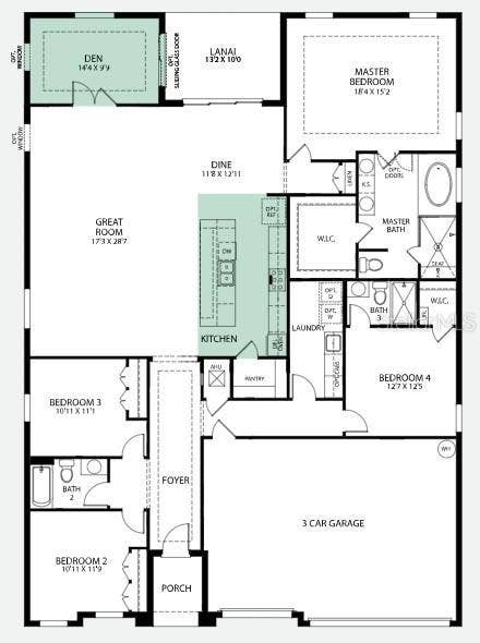 930 BUCKEYE DRIVE, Lady Lake, FL 32159 Floor Plan