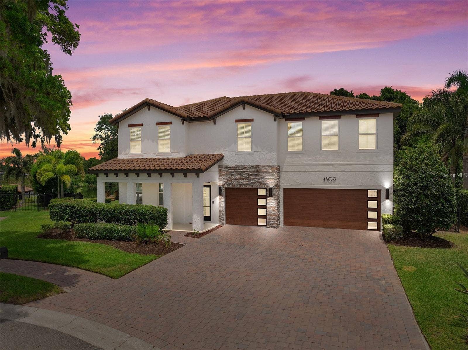 4509 PATRICIA ANN COURT, Orlando, FL 32839 Twilight Exterior
