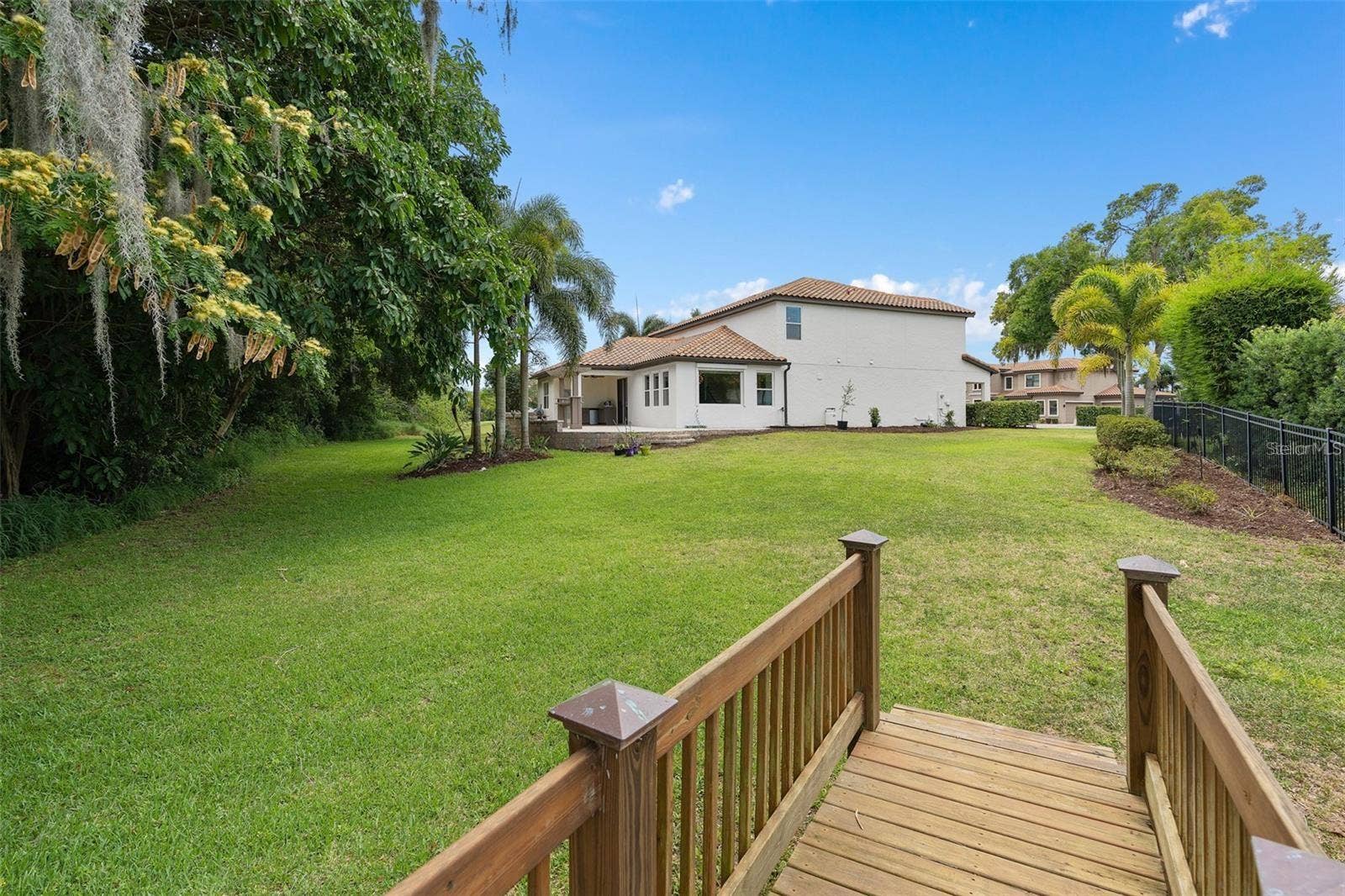 4509 PATRICIA ANN COURT, Orlando, FL 32839 Deck to the Lake facing the home