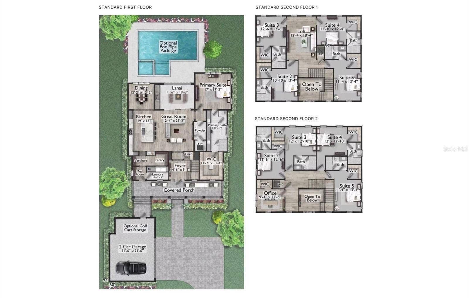 1106 SARAH MATHEWS DRIVE, Oakland, FL 34787 Home plans and design renderings are subject to modifications. Elevation costs vary based on exterior finishes and roof material.