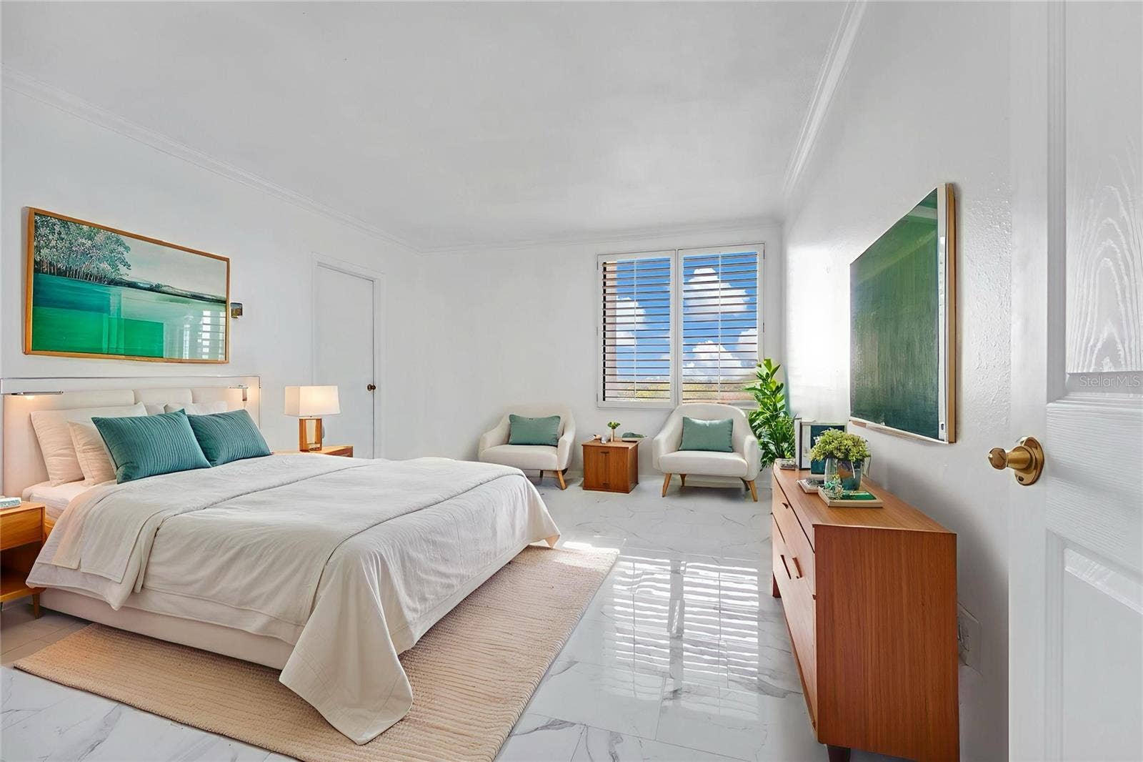 7550 HINSON STREET, #10A, Orlando, FL 32819 Second bedroom virtual staged.