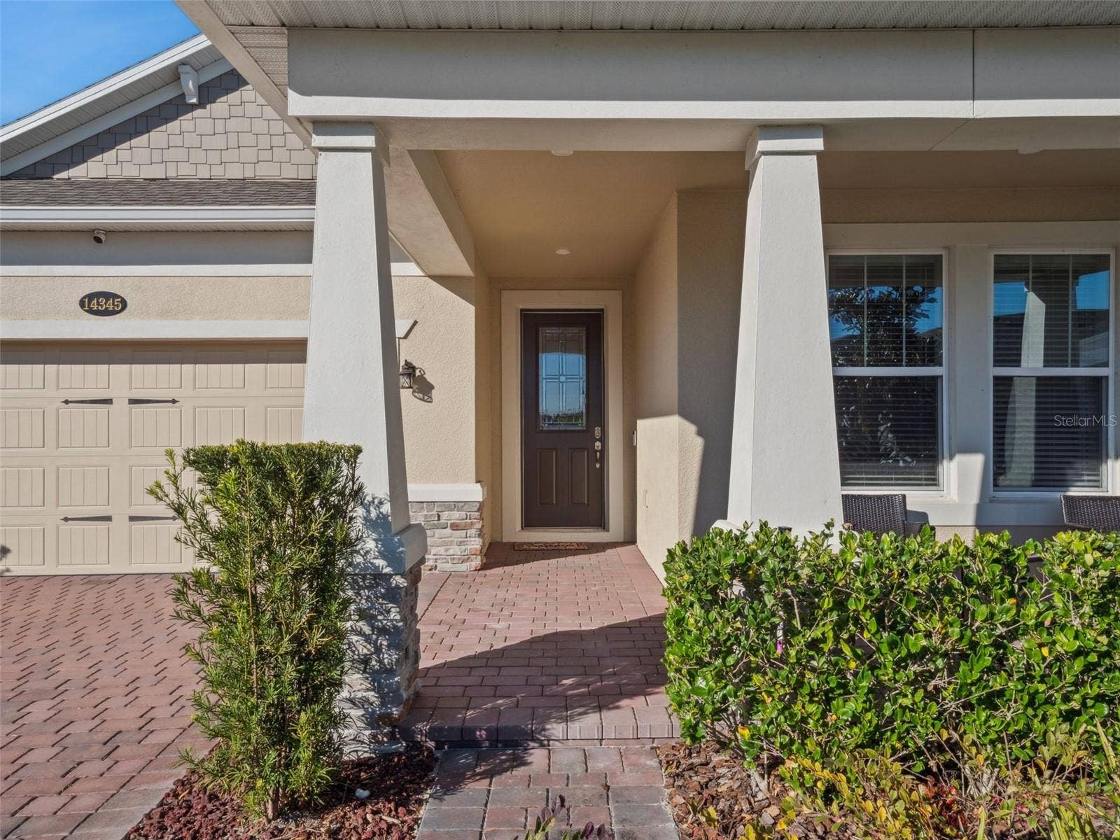 14345 WABASSO LOOP, Winter Garden, FL 34787 Front Exterior + Porch