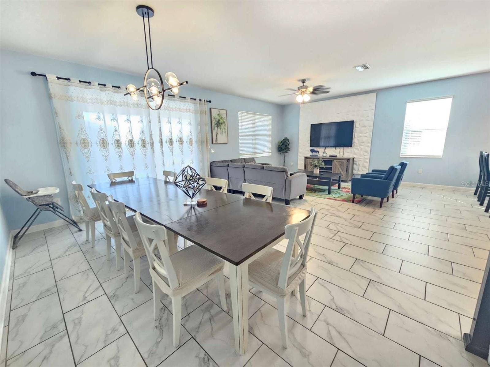 1265 CHALLENGE DRIVE, Davenport, FL 33896 Living Room and Dining Room