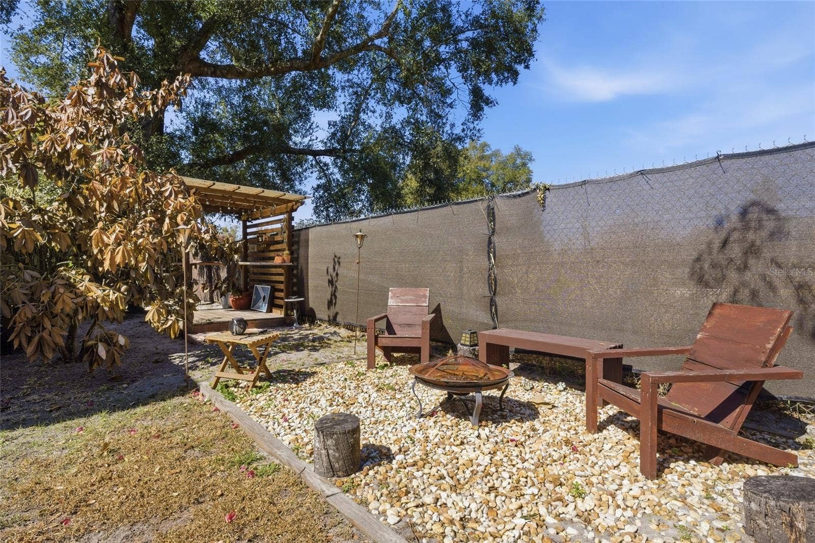 1927 ELAND AVENUE, Winter Park, FL 32789 Back Yard Social Area
