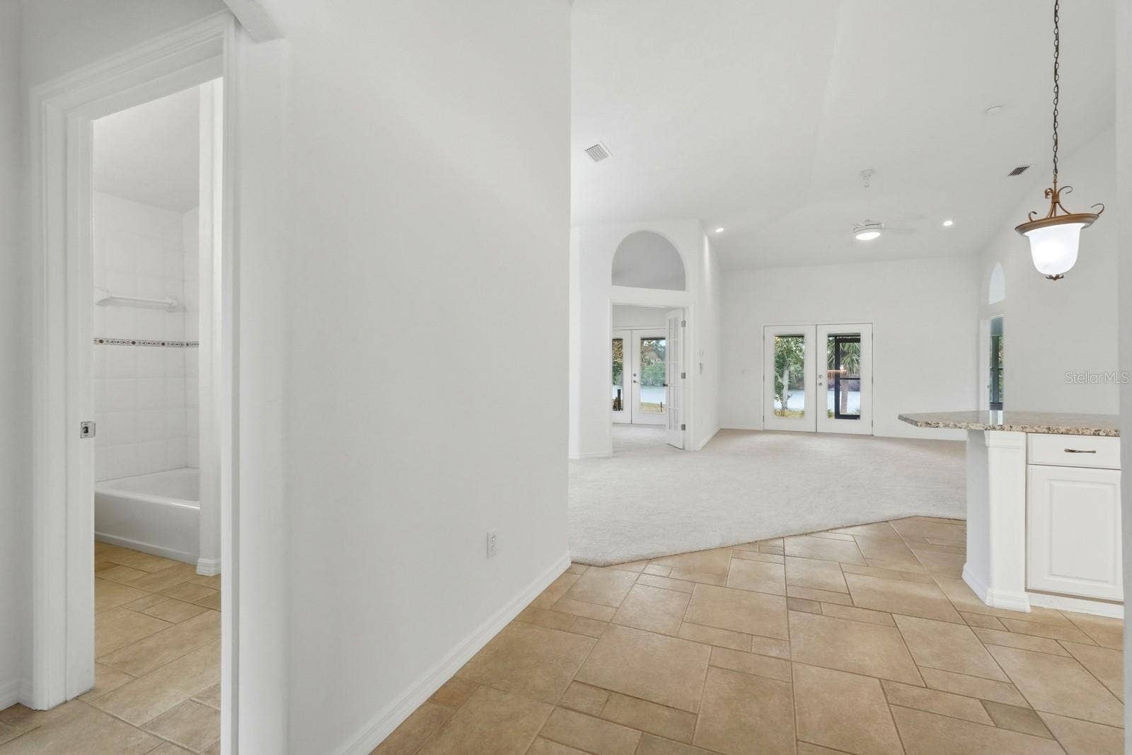 Coming into the Living room/Kitchen