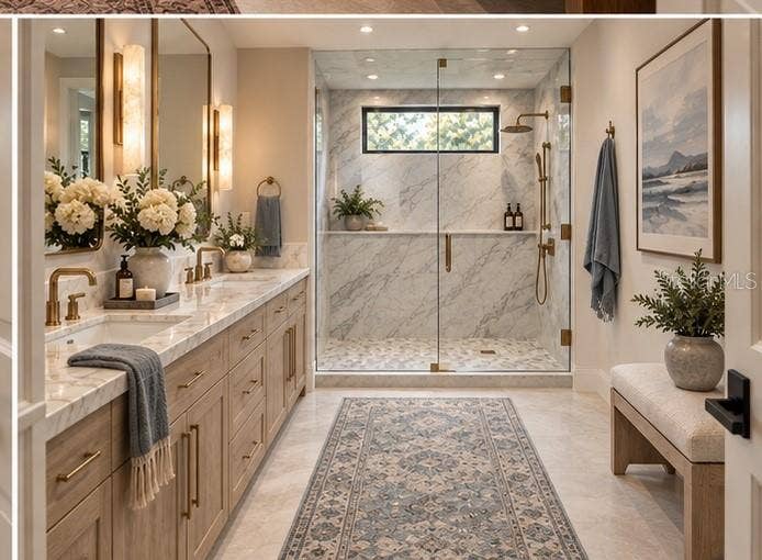 901 ENCLAVE PLACE, Winter Park, FL 32792 Primary Bathroom rendering for inspiration