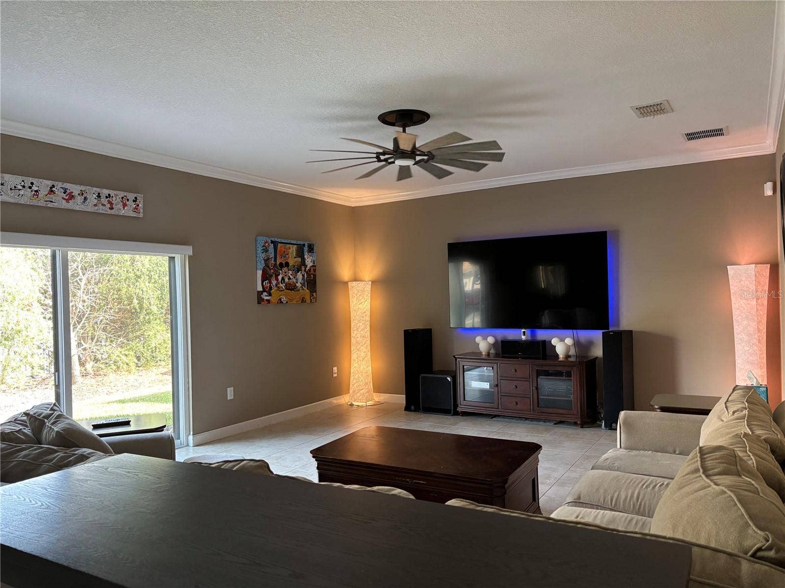 1301 GLENEAGLES LANE, Davenport, FL 33896 Downstairs Living Room
