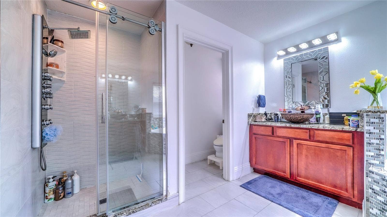 6956 LUCCA STREET, Orlando, FL 32819 Master bathroom with walk-in shower