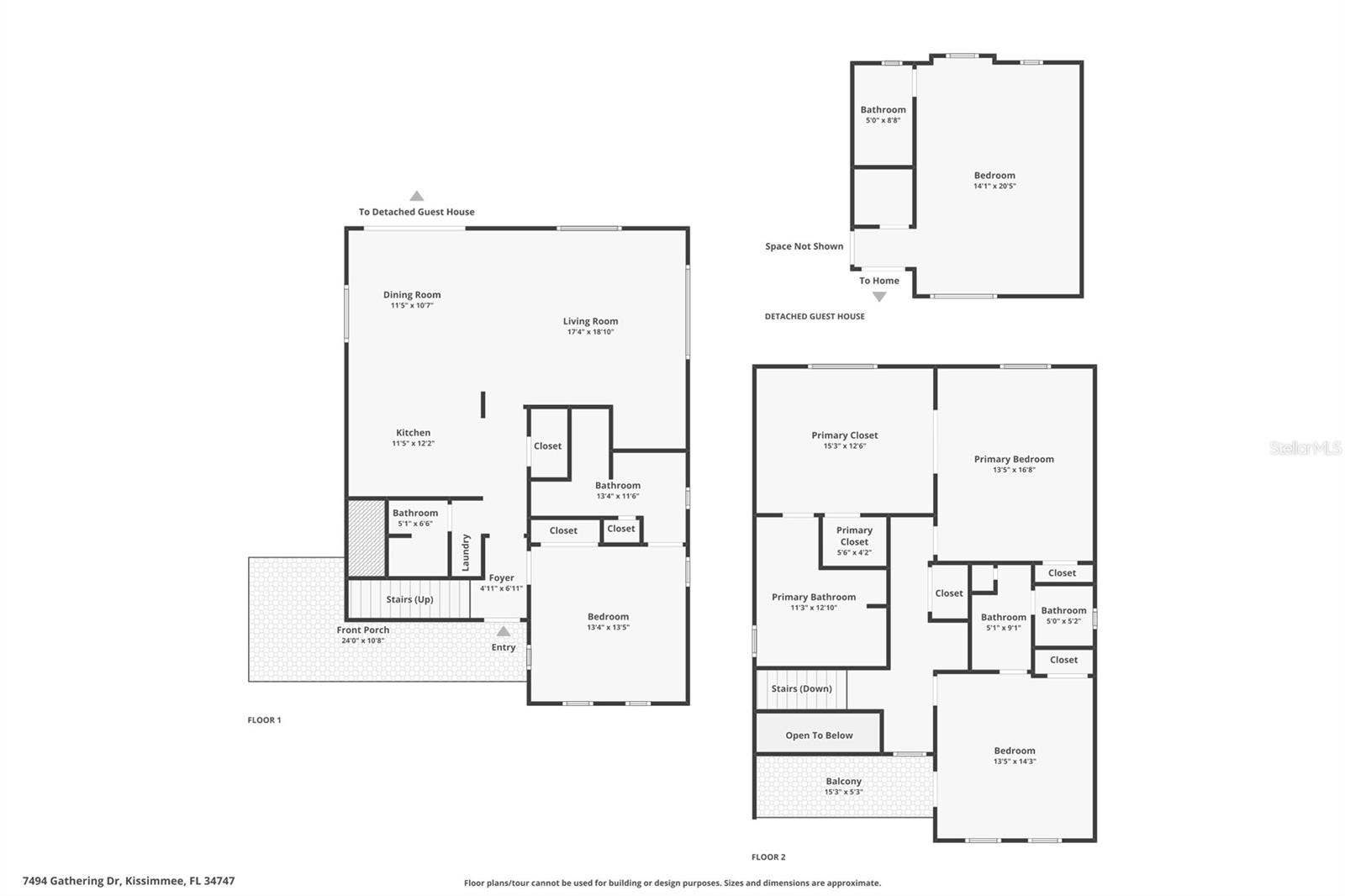7494 GATHERING DRIVE, Reunion, FL 34747 7494 GATHERING DRIVE, Reunion, FL 34747
