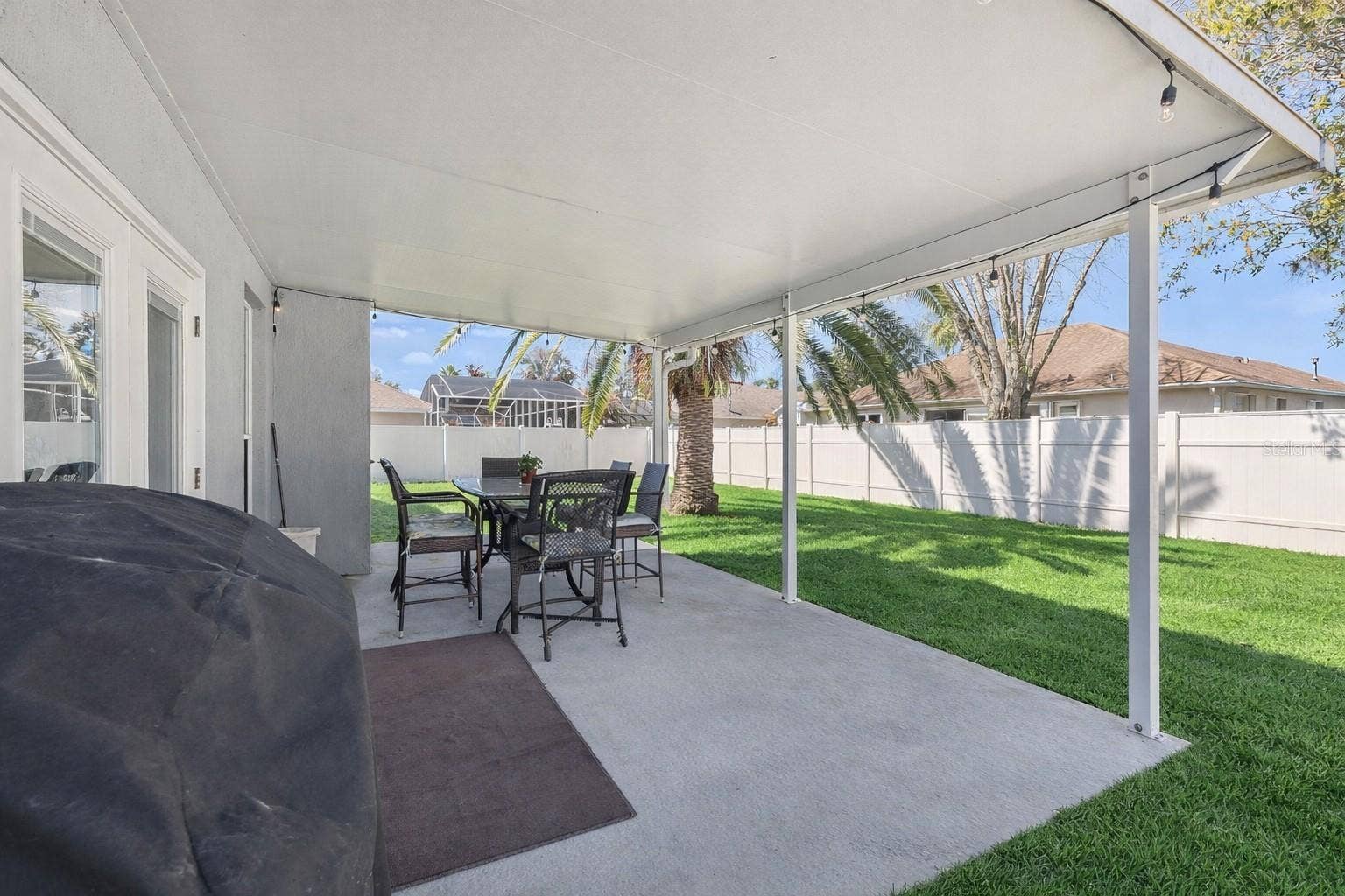 Private Covered Back Patio