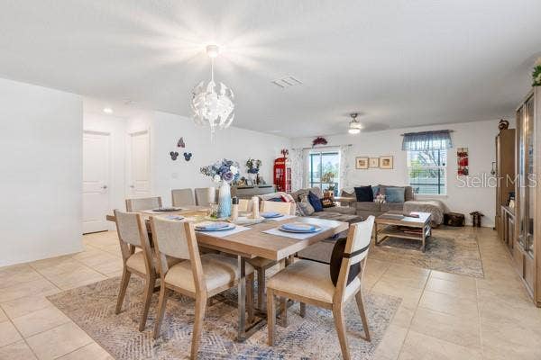 4382 FINCH LANE, Kissimmee, FL 34746 Dining and kitchen areas