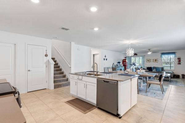 4382 FINCH LANE, Kissimmee, FL 34746 Kitchen, dining and living areas