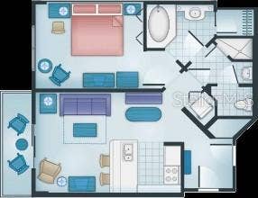 1960 BROADWAY, #100A, Lake Buena Vista, FL 32830 1-bedroom Floor Plan