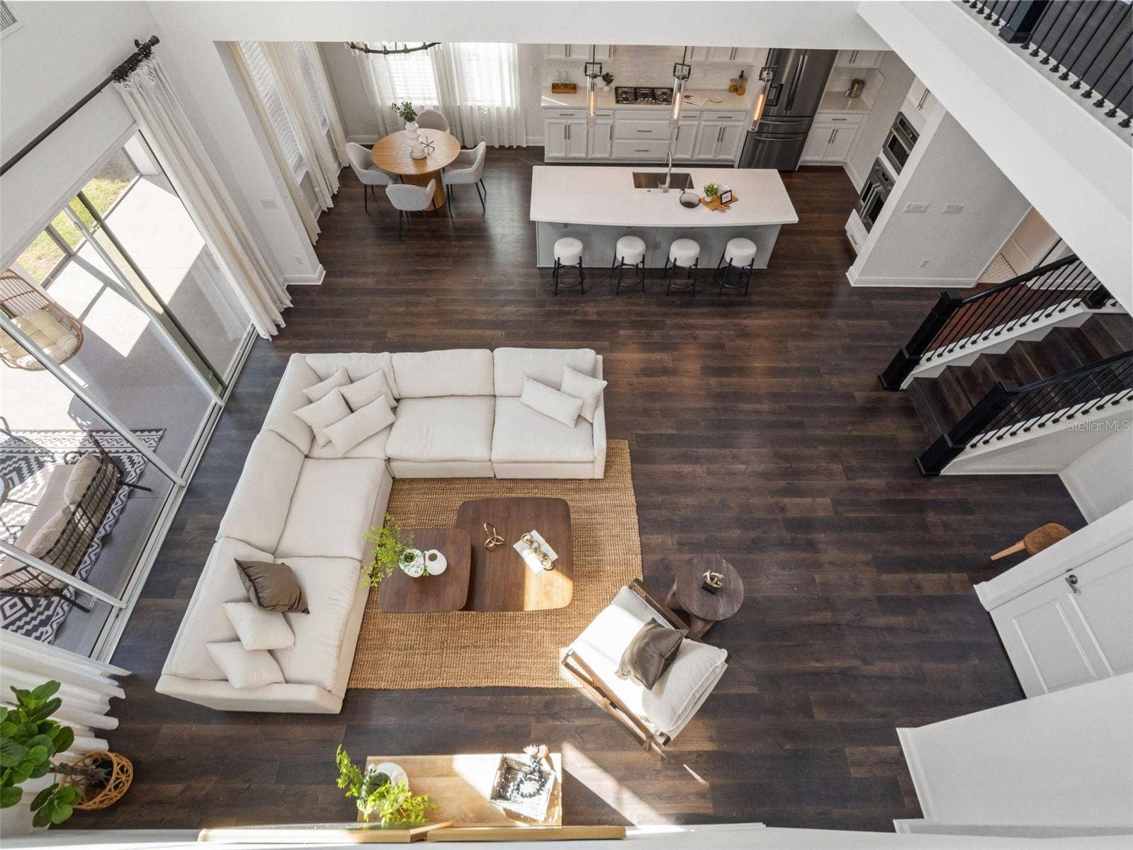 View of family room