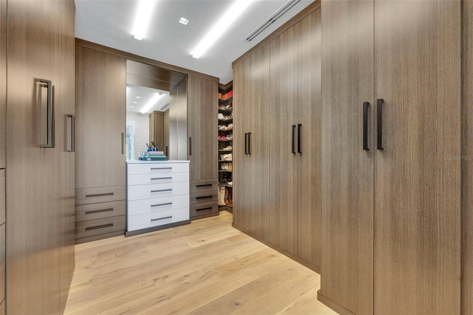 Primary walk-in closet