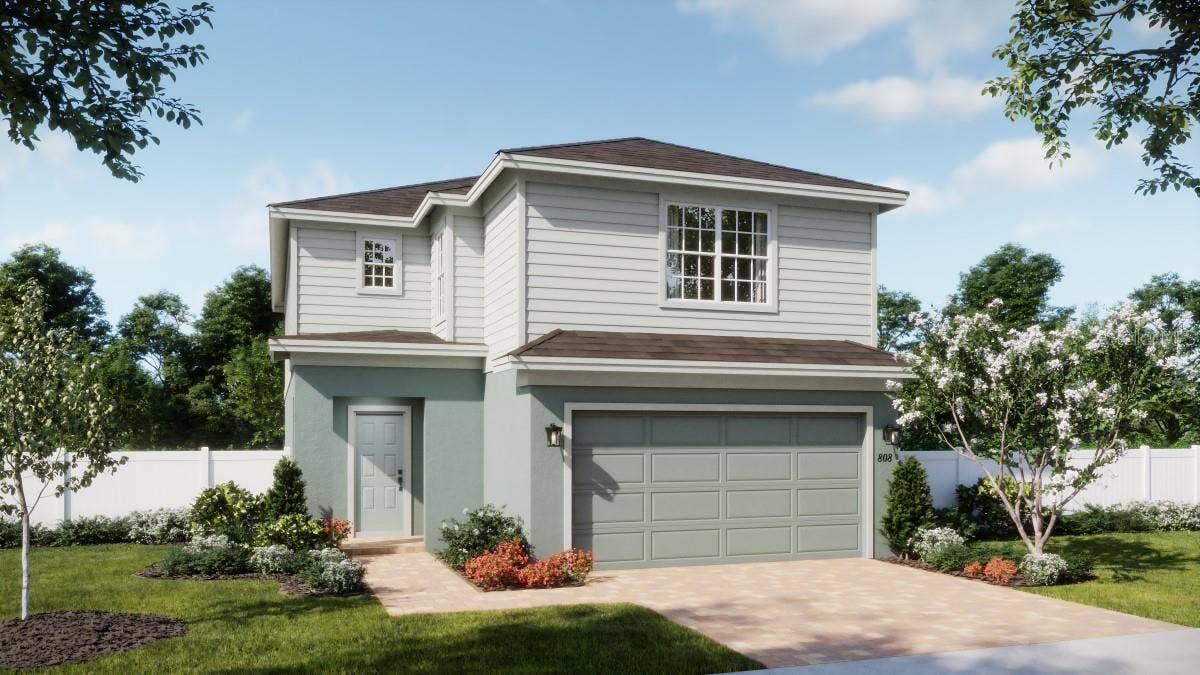 1221 WHITE ASH LOOP, DeLand, FL 32720 Front Exterior Rendering