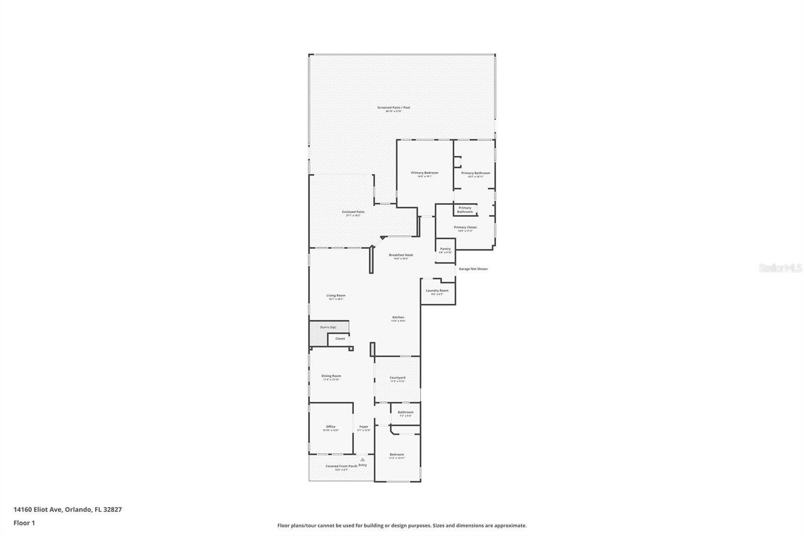 14160 ELIOT AVENUE, Orlando, FL 32827 Main Floor-Floorplan