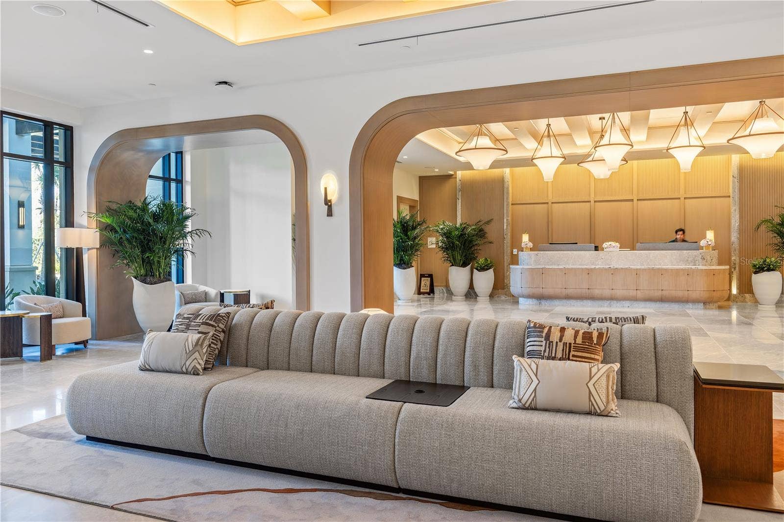 10160 AUTUMN MIST LANE, #205, Orlando, FL 32836 Florian Park Amenities: A Welcomed Arrival. The stage is set for your much-anticipated entrance. A porte-cochere will lead to the open-air lobby, staffed 24/7, so theres always someone to welcome you home. Youll delight in the instantly impressive space which features your Residential Services reception area, the residents lounge, inspired workspaces, flex rooms for events and a coffee bar.