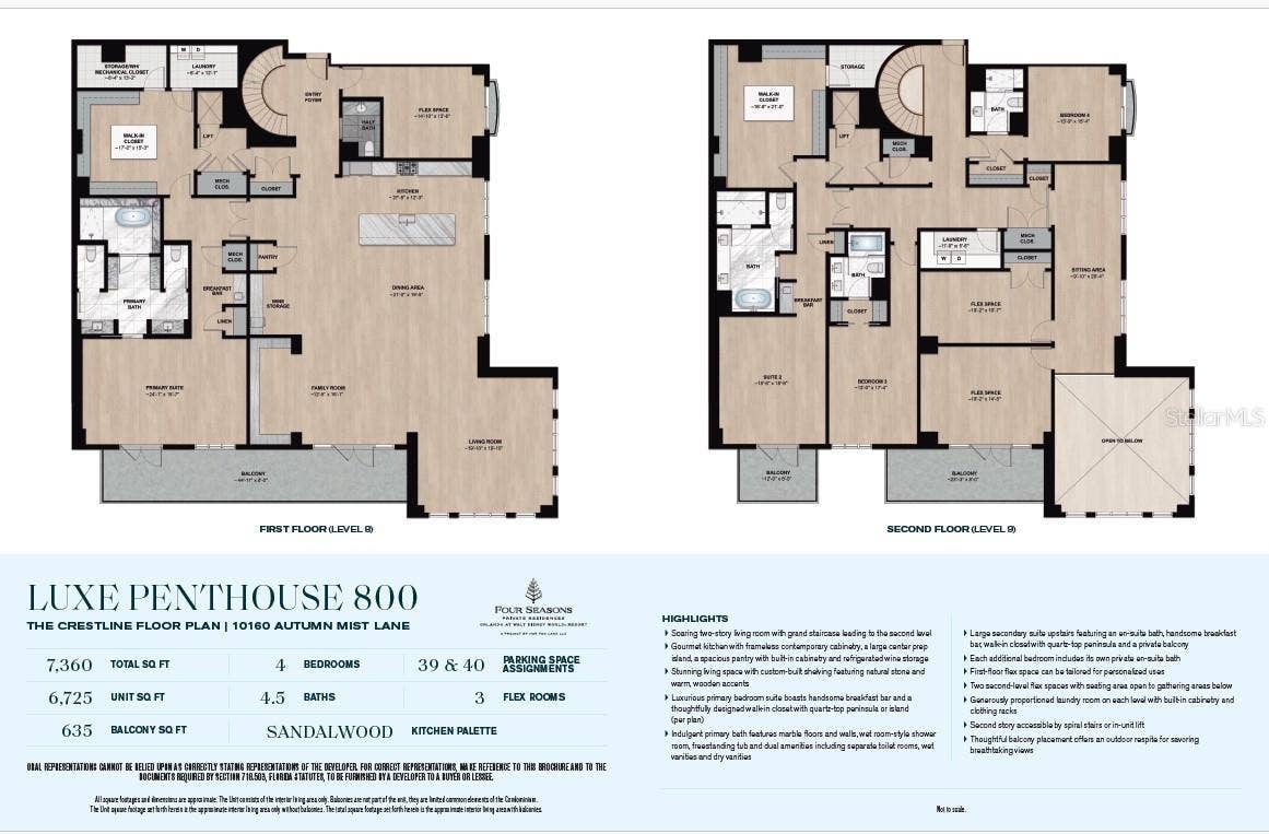 10160 AUTUMN MIST LANE, #800, Golden Oak, FL 32836 Crestline Floor Plan
