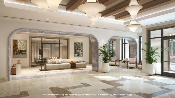 10160 AUTUMN MIST LANE, #800, Golden Oak, FL 32836 Florian Park Amenities: Artist Rendering. A Welcomed Arrival. The stage is set for your much-anticipated entrance. A porte-cochere will lead to the open-air lobby, staffed 24/7, so theres always someone to welcome you home. Youll delight in the instantly impressive space which features your Residential Services reception area, the residents lounge, inspired workspaces, flex rooms for events and a coffee bar.
