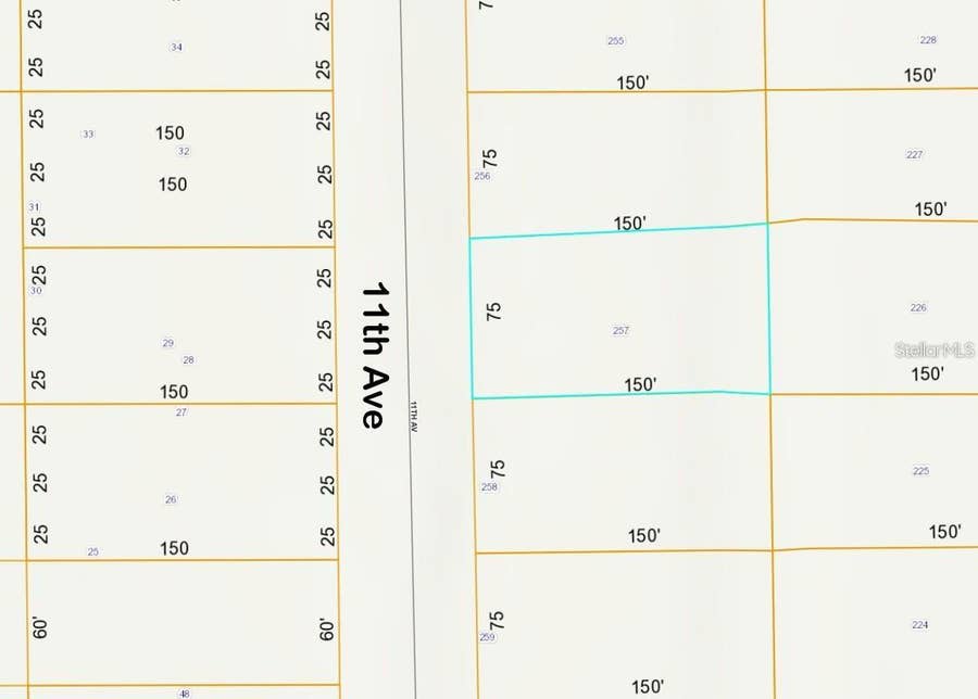 Property photo for lot 257 11TH AVENUE, Deland, FL