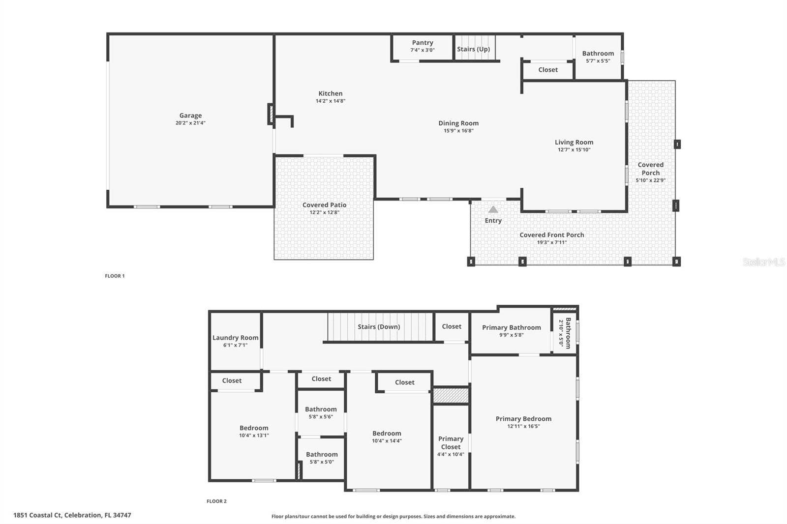 1851 COASTAL COURT, Celebration, FL 34747 Floor Plan