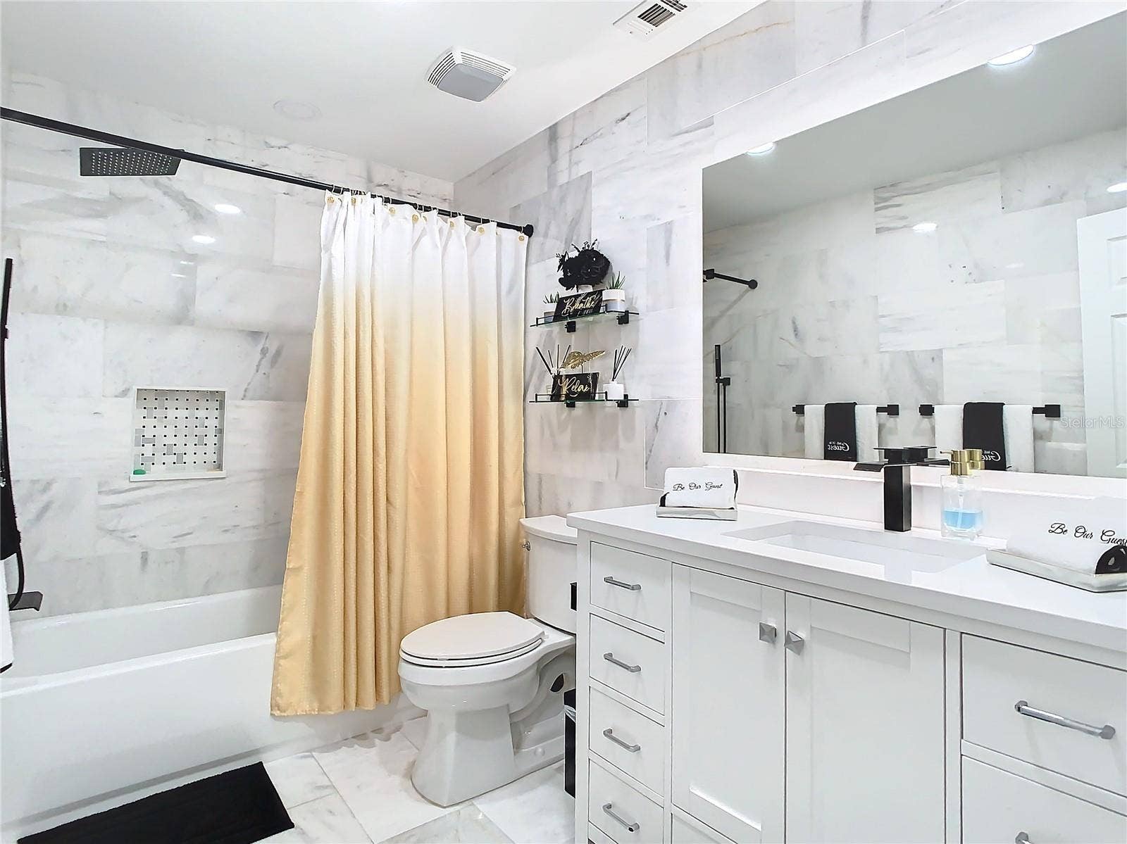 8707 FERNWICKE COURT, Orlando, FL 32819 Upscale hallway marble bathroom