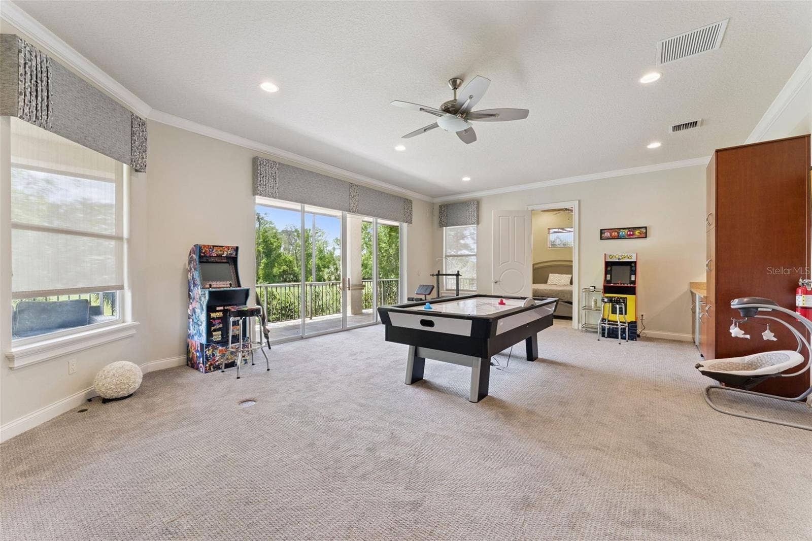 3545 LEGACY HILLS COURT, Longwood, FL 32779 Upstairs bonus room or work out room with balcony