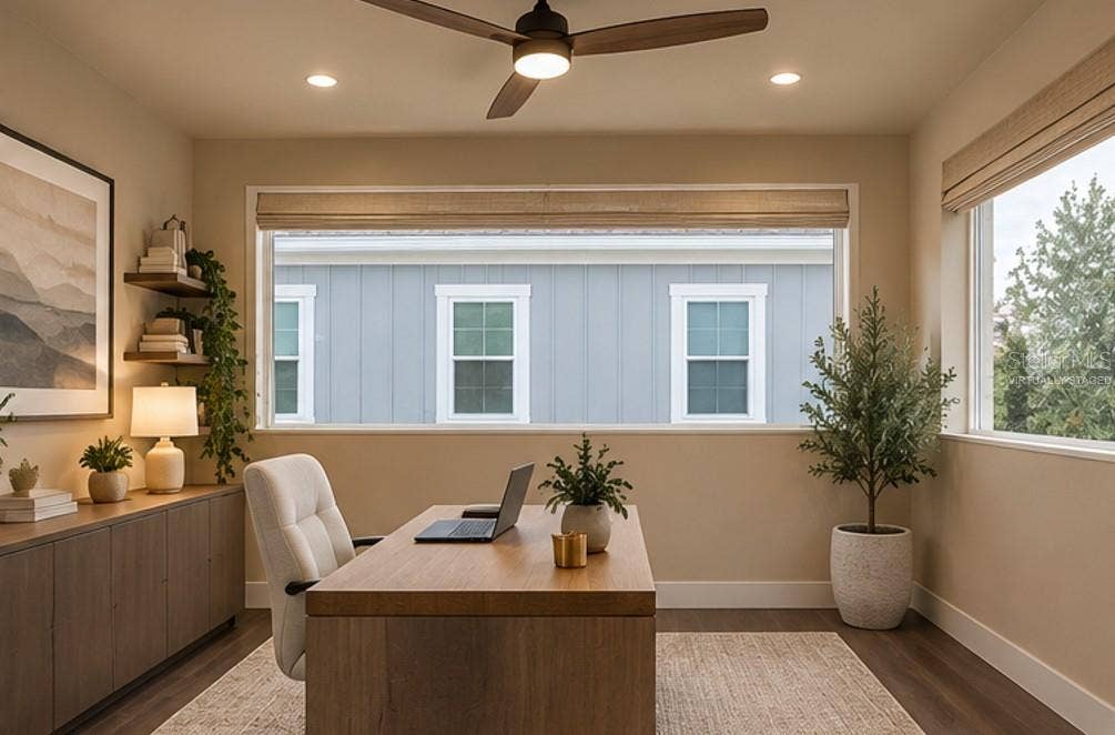8153 BELLOW STREET, Orlando, FL 32827 Virtually staged With balcony converted to a home office
