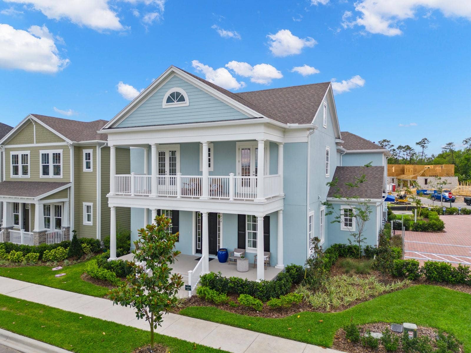 2505 CELEBRATION BOULEVARD, Celebration, FL 34747 Island Village at Celebration - Marathon Floorplan - Colonial Elevation - Model / Sales Center