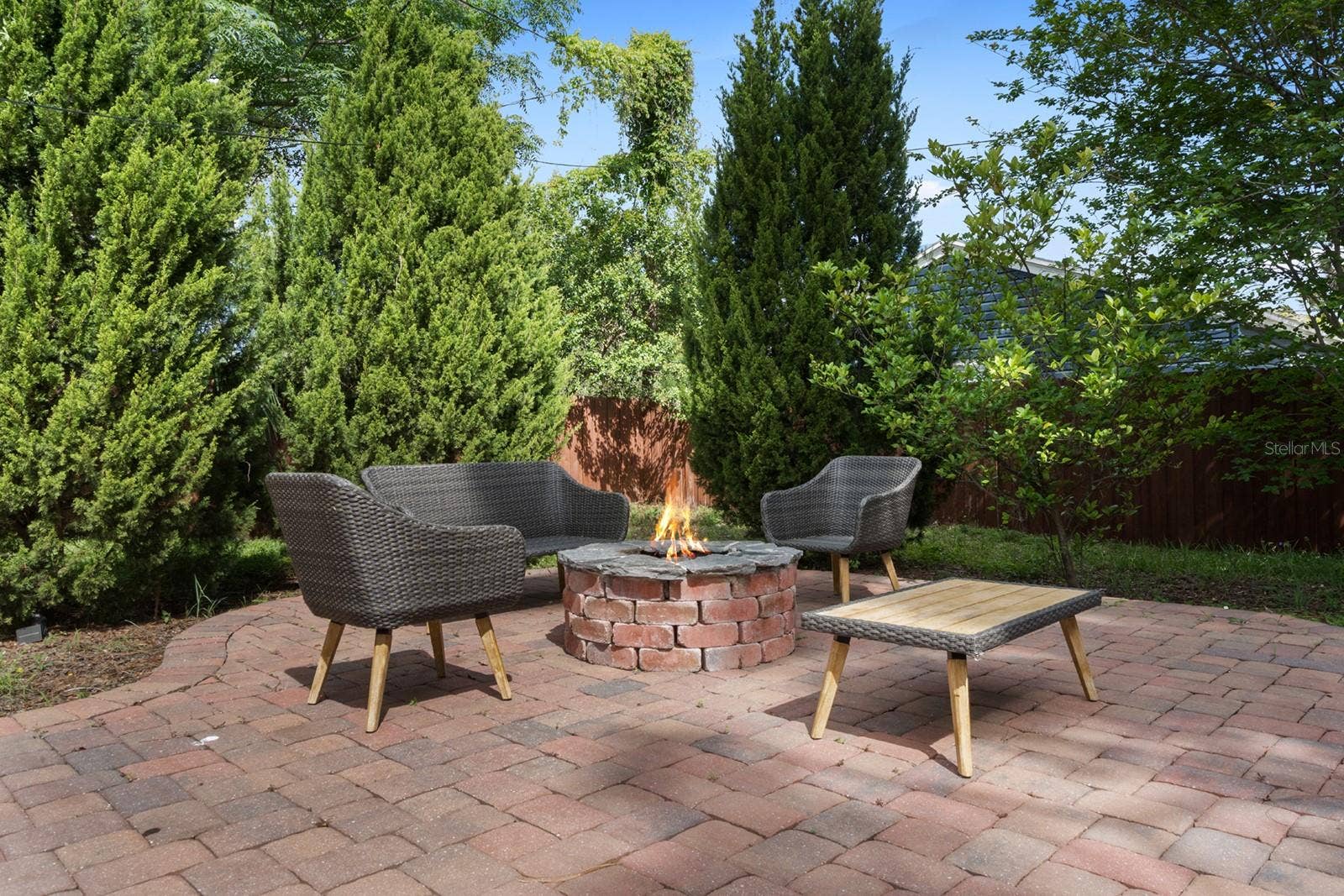 1741 WESTCHESTER AVENUE, Winter Park, FL 32789 Open Patio with Firepit