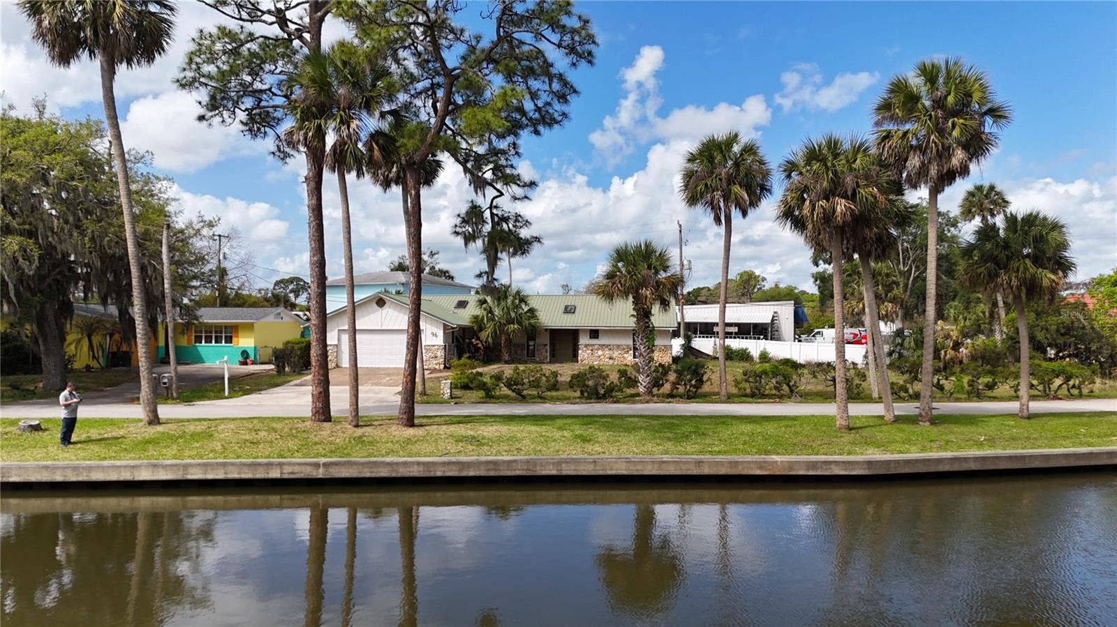 96 E BAYSHORE DRIVE, Port Orange, FL 32127 Front with canal
