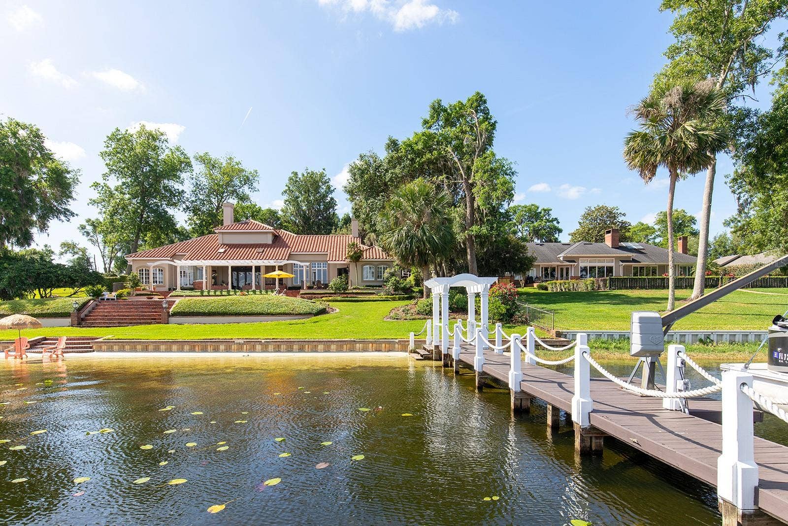 1351 N CLASSIC COURT, Longwood, FL 32779 Amazing views from the dock looking at the grounds