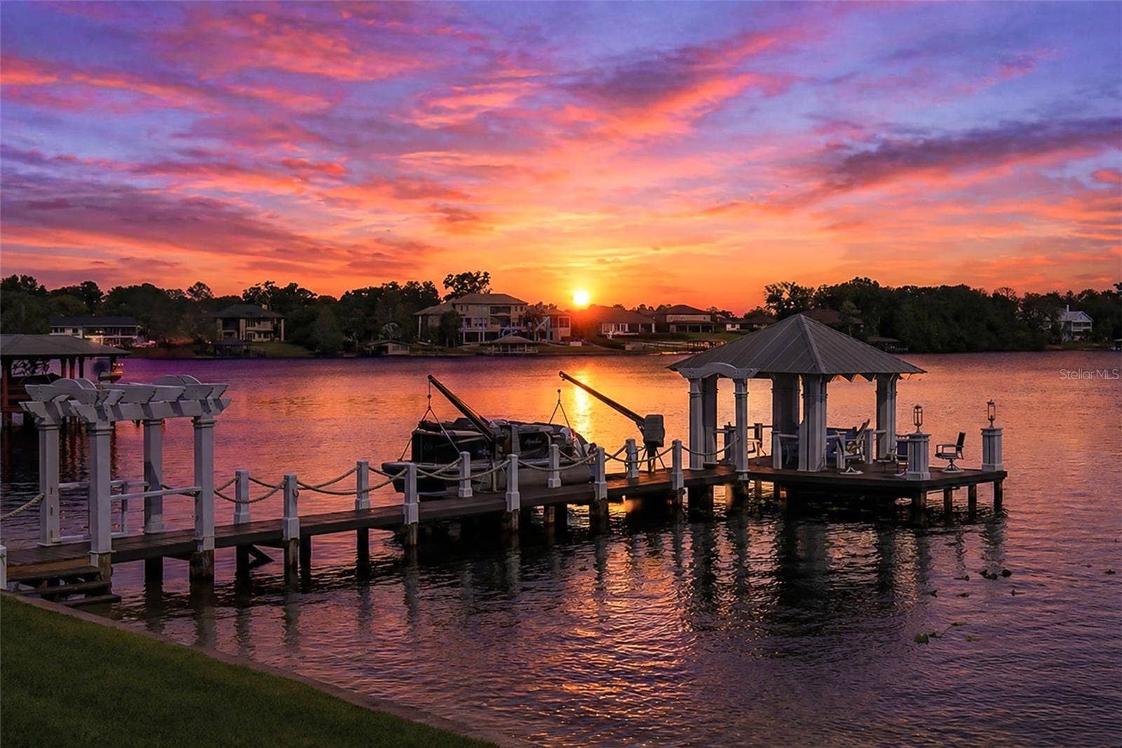 1351 N CLASSIC COURT, Longwood, FL 32779 AI enhanced sunset.