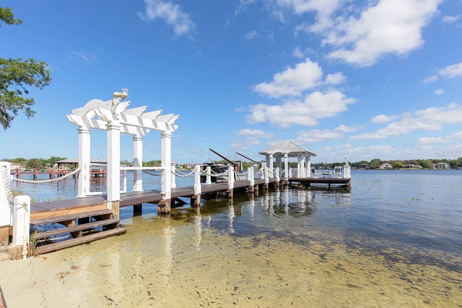 1351 N CLASSIC COURT, Longwood, FL 32779 Dock, davits, and plans in 2000 (40,000)