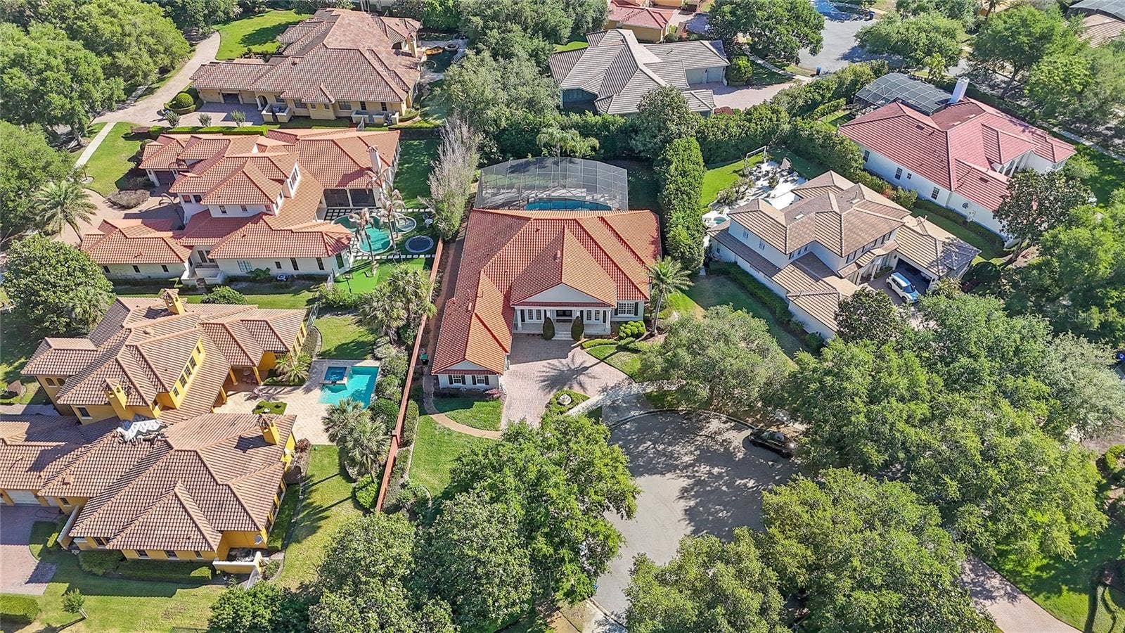 11051 HAWKSHEAD COURT, Windermere, FL 34786 Home is located on a cul-de-sac and tucked away from Chase Road for a quiet, private retreat.