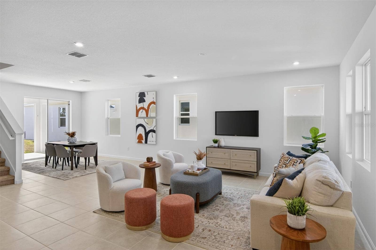 345 FREE RANGE DRIVE, Groveland, FL 34736 Rainwood Grayton Model Great Room