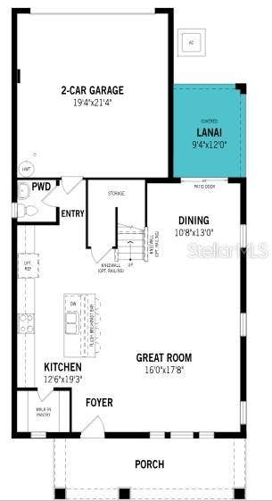 345 FREE RANGE DRIVE, Groveland, FL 34736 Rainwood Lot 106 First Floor with Upgrade