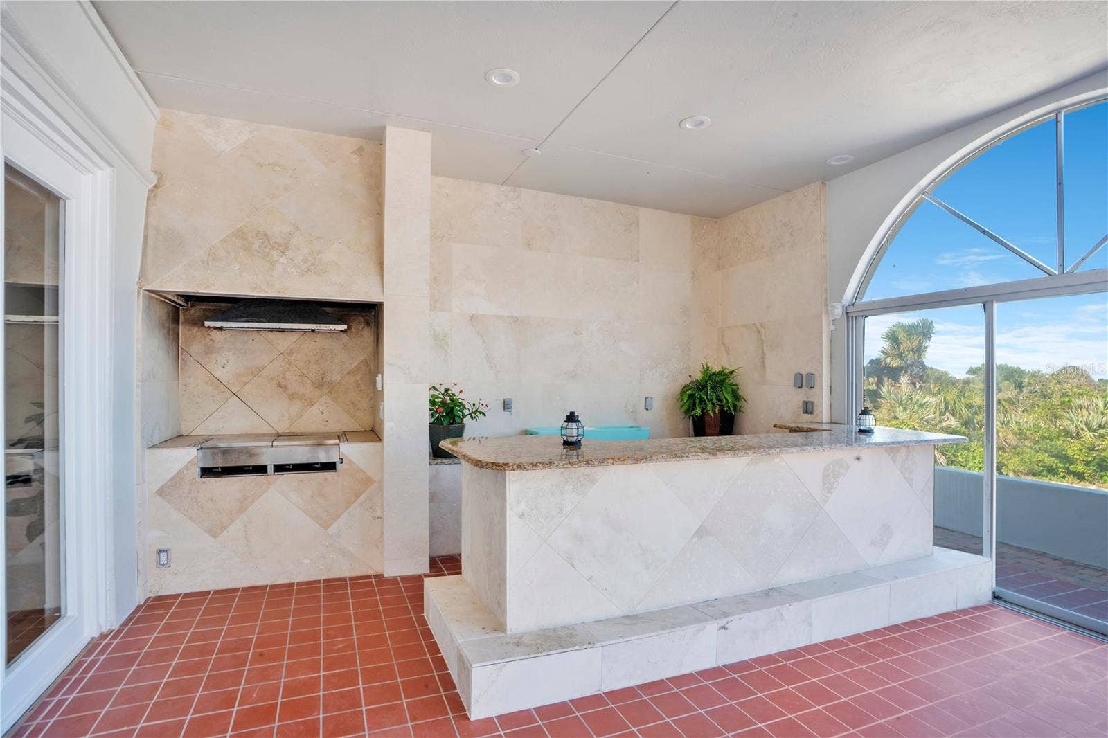 2117 OCEAN DRIVE, New Smyrna Beach, FL 32169 Cover Veranda Outdoor Kitchen