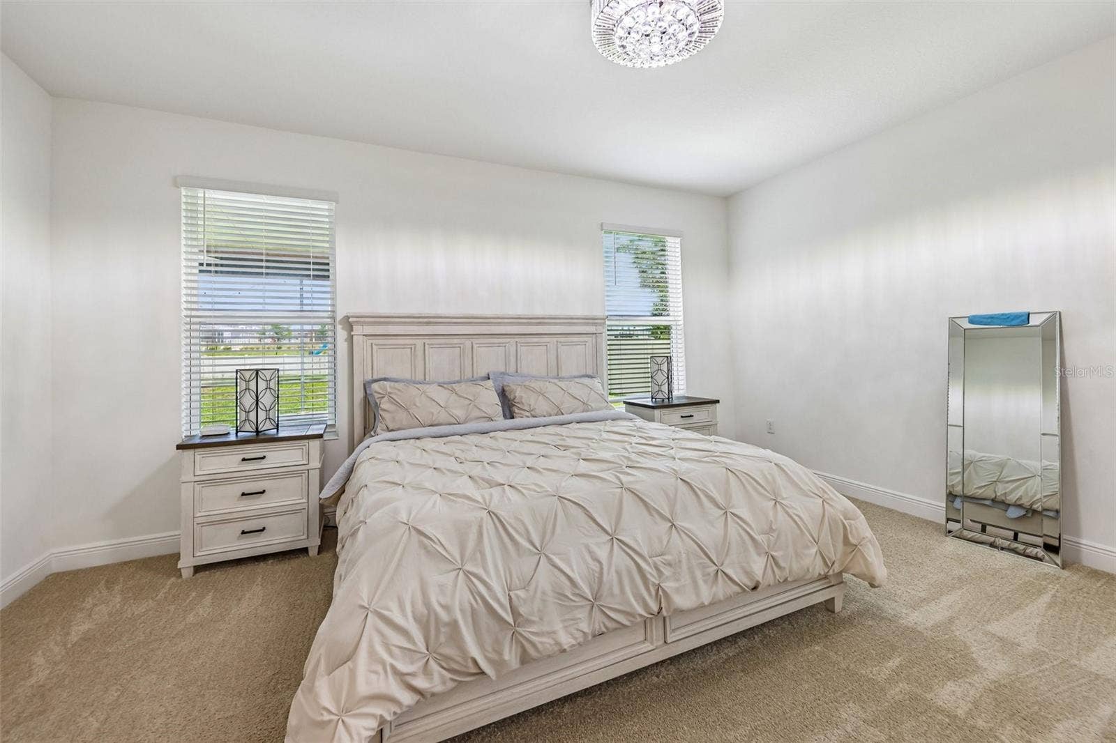 Light, bright and spacious primary suite.