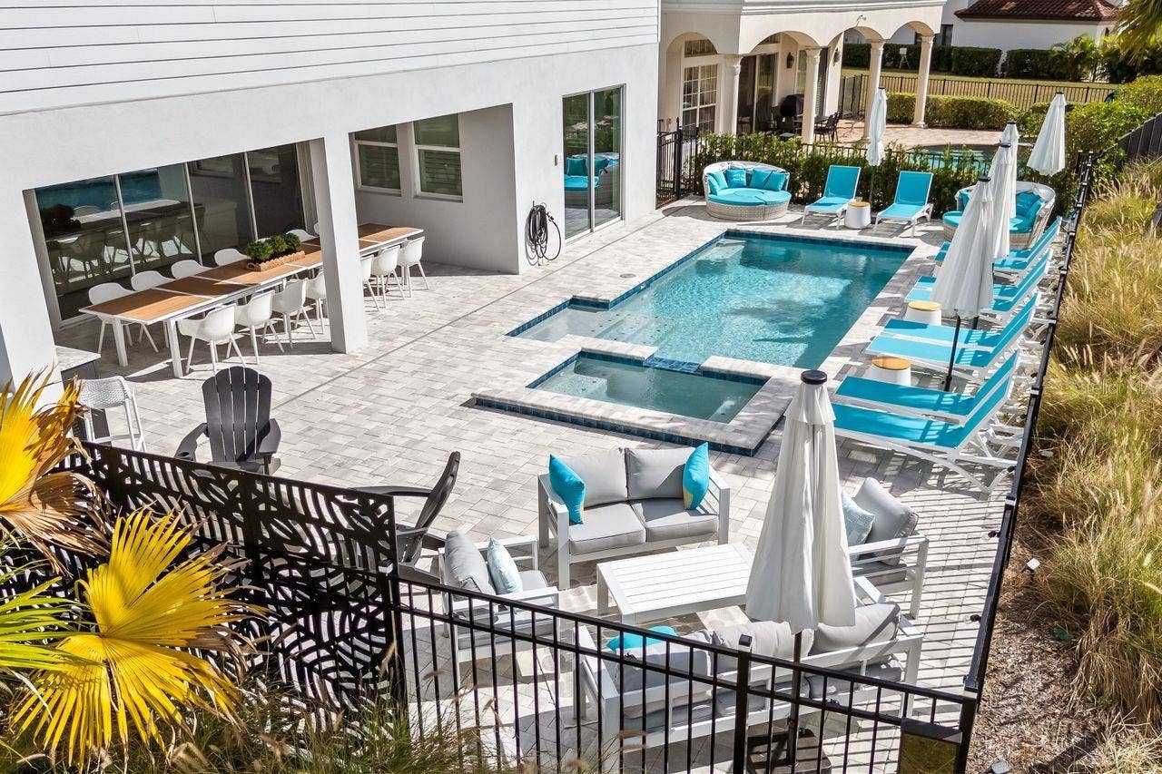 7442 GATHERING COURT, Kissimmee, FL 34747 Drown view of the Pool
