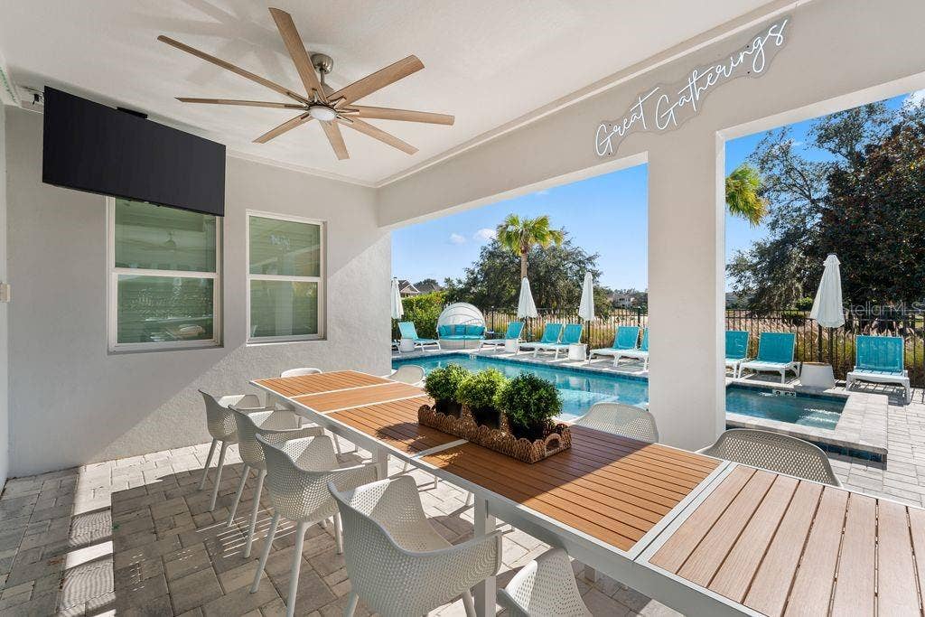 7442 GATHERING COURT, Kissimmee, FL 34747 View over Outdoor Table