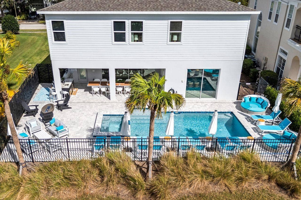 7442 GATHERING COURT, Kissimmee, FL 34747 Drown Back View of the Pool